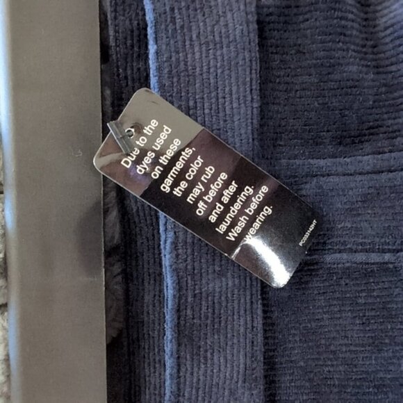 NWT Hue Navy Corduroy Stretch Jegging Type Lounge Leggings XS - Picture 4 of 7